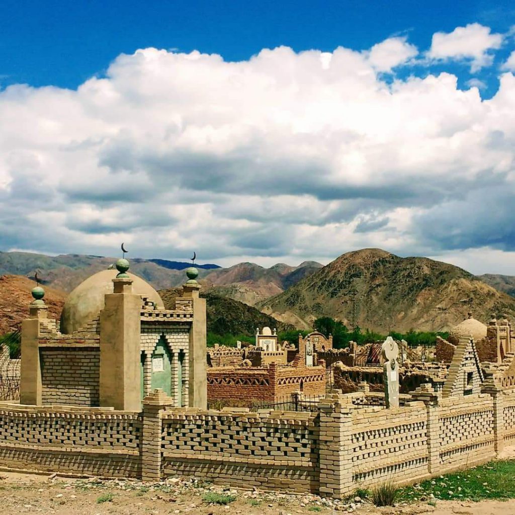 Cemetery in Kyrgyzstan