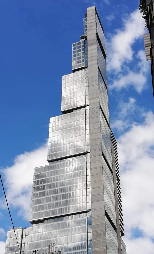 Modern building in Bogota, Colombia