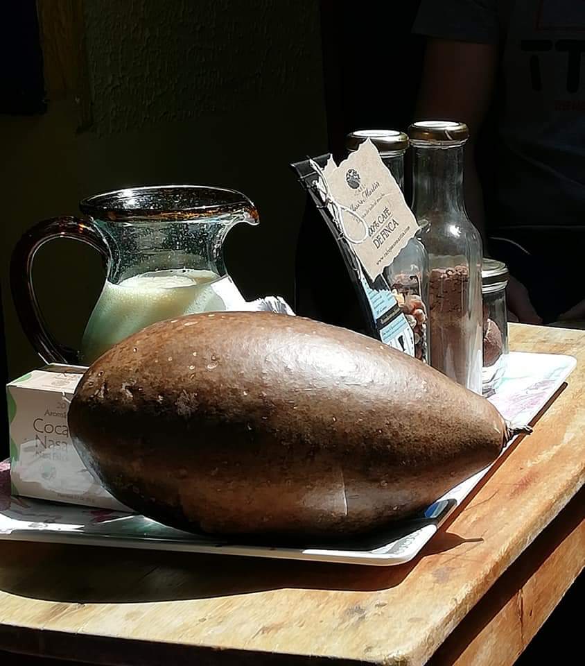 Trying chakula in Bogota, Colombia