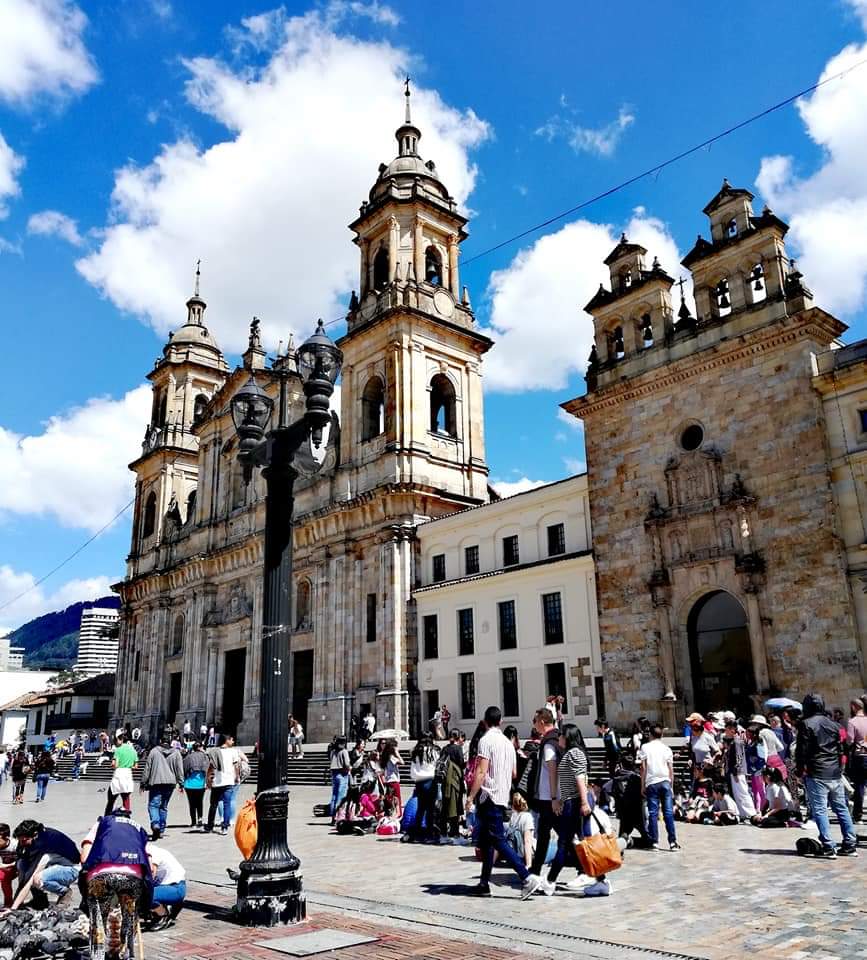 Main square in Bogota, Colombia