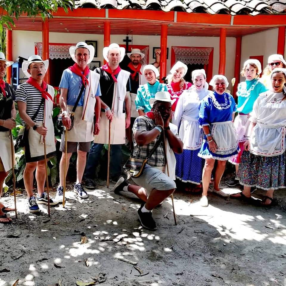 Dressing up in Salento, Colombia