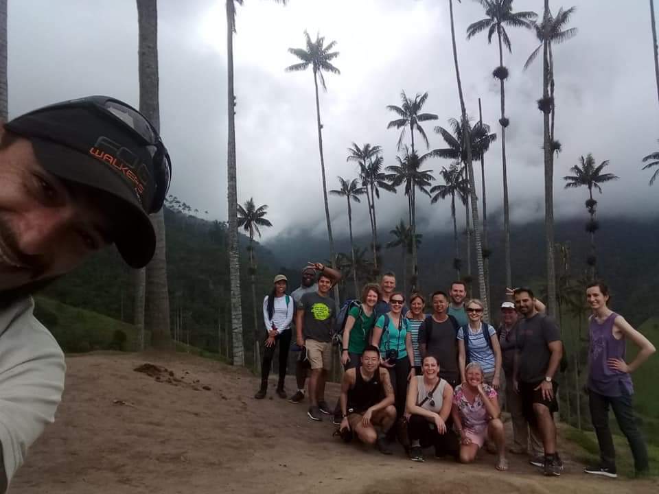 Group photo at Cocora valley, Colombia