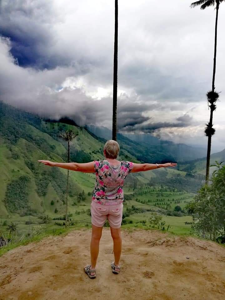 Me at the Cocora valley, Colombia