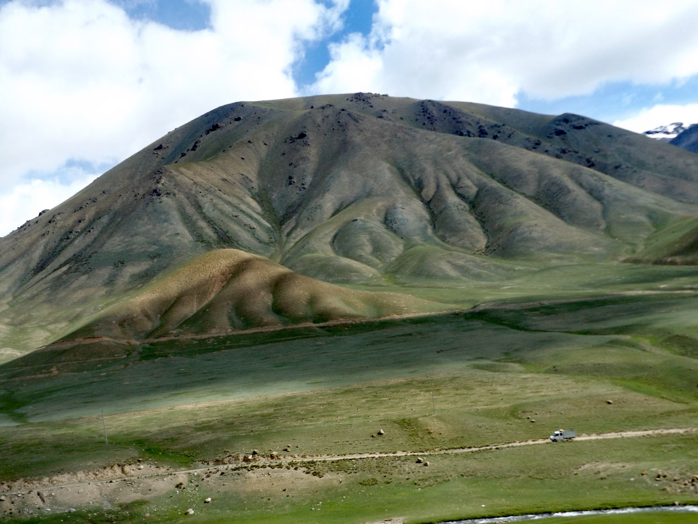 Beautiful drive in Kyrgyzstan
