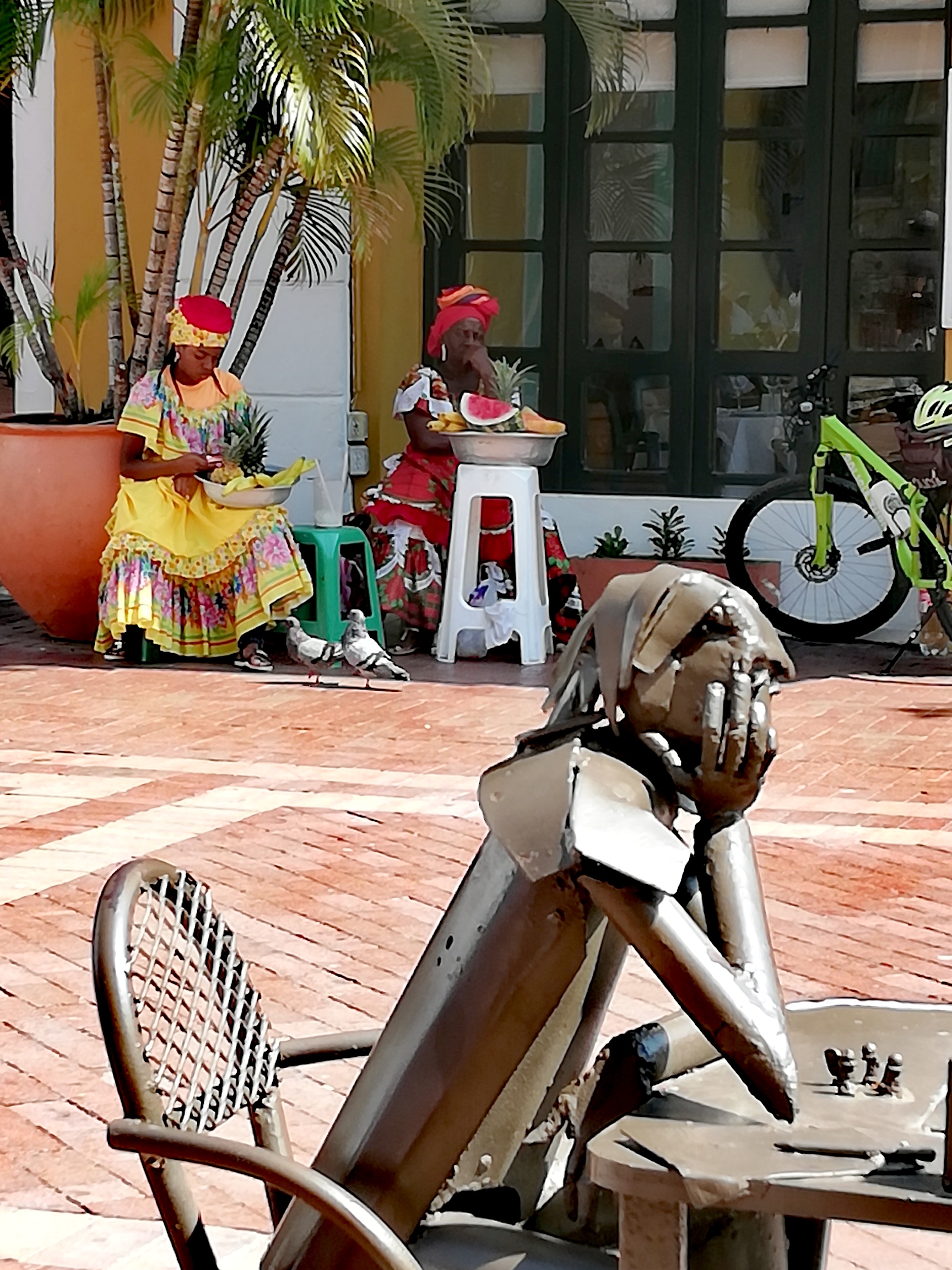 Cartagena square, Colombia