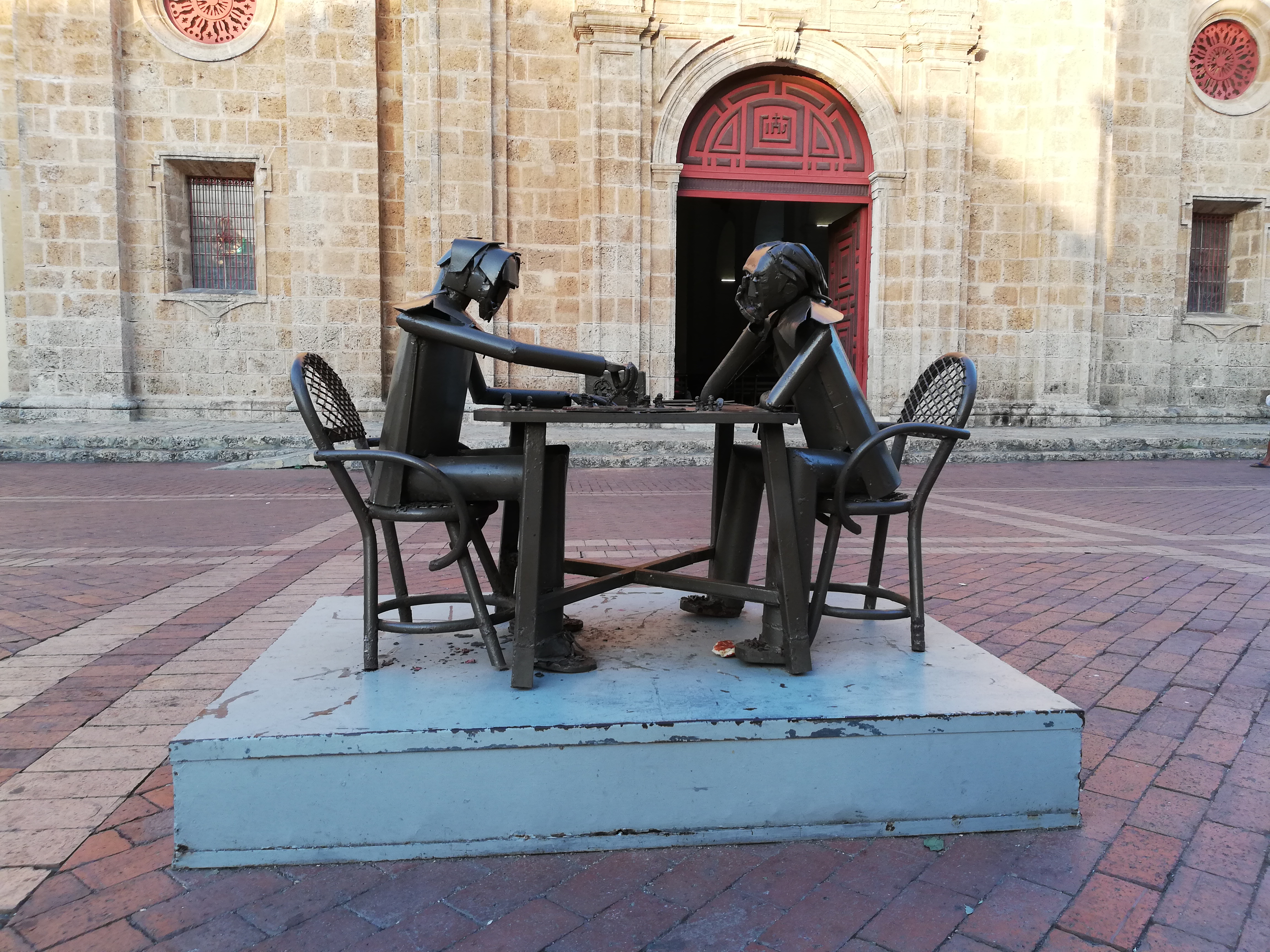 Quirky sculptures in Cartagena, Colombia