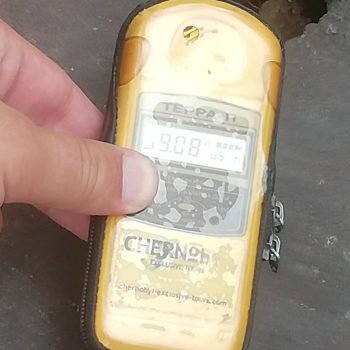 yellow geiger counter