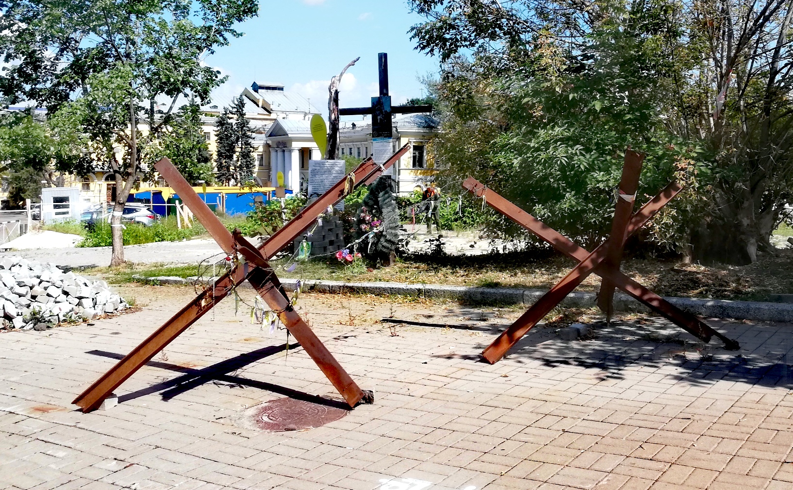 Ukraine protest site