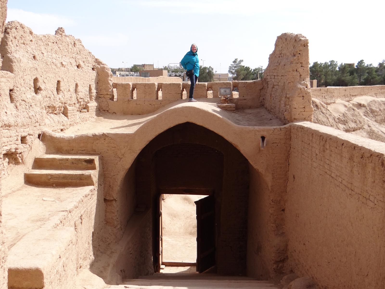 Lynn at Narin Castle, Meybod