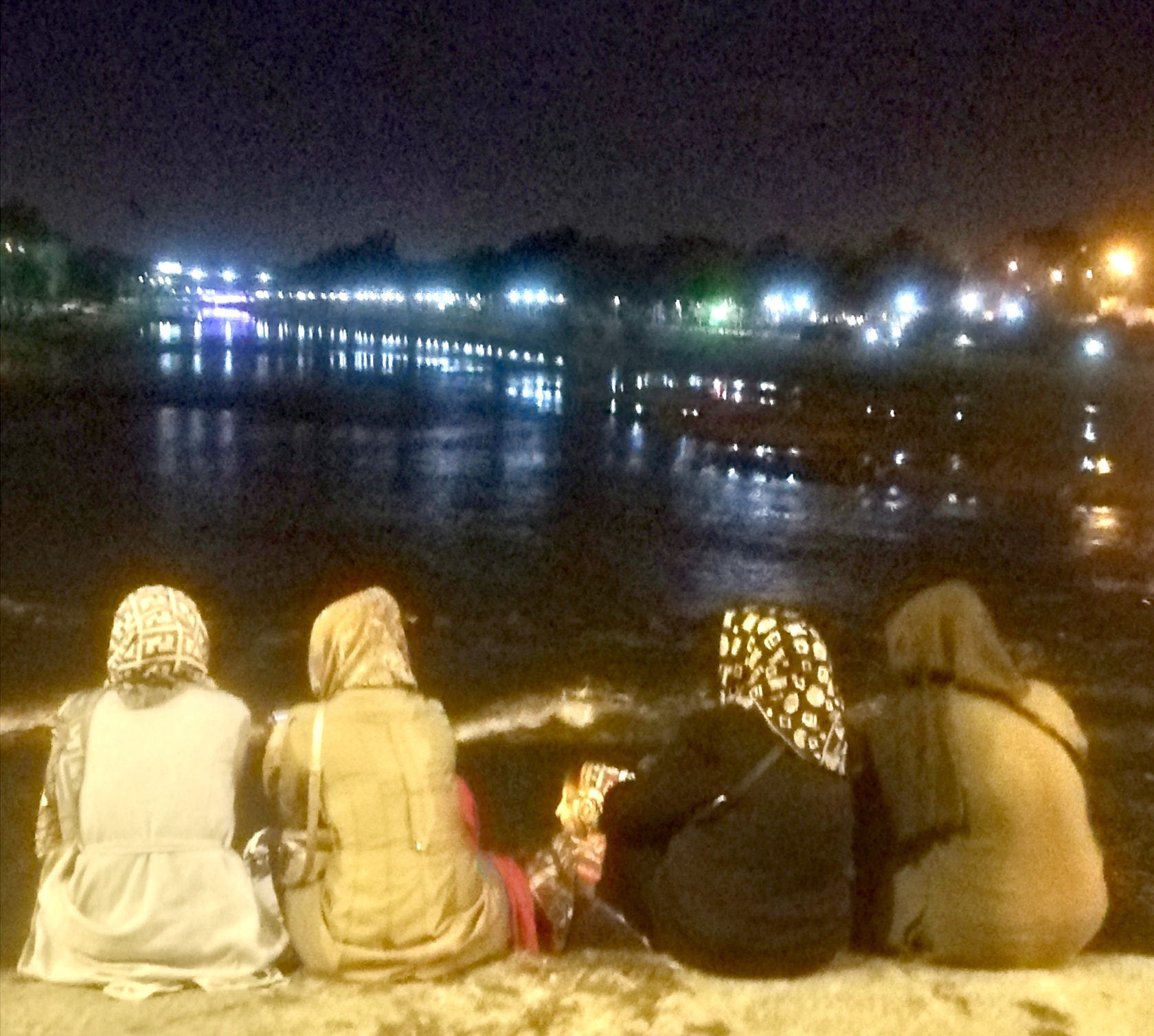 looking out over river in Isfahan