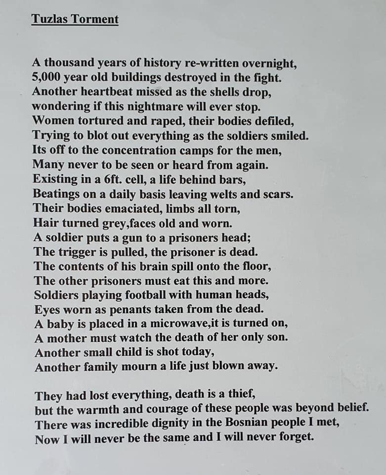bosnia poem - tuzlas torment