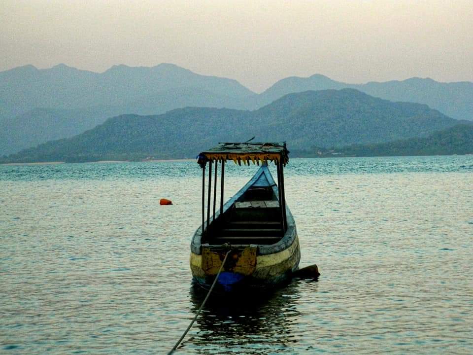 boat out on the water
