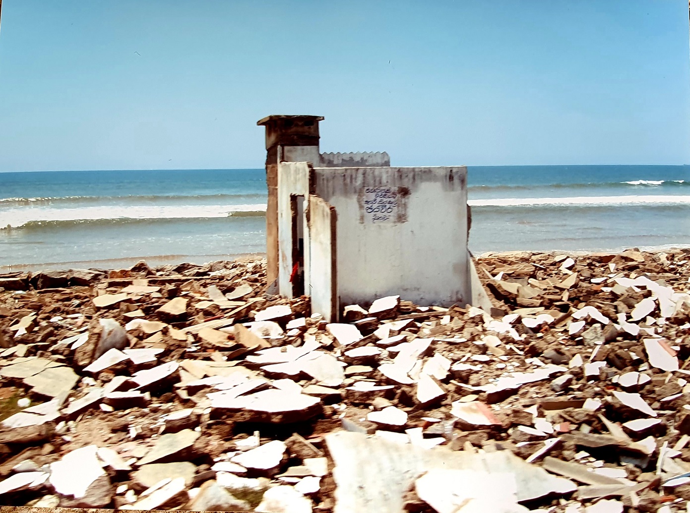devastation caused by the tsunami