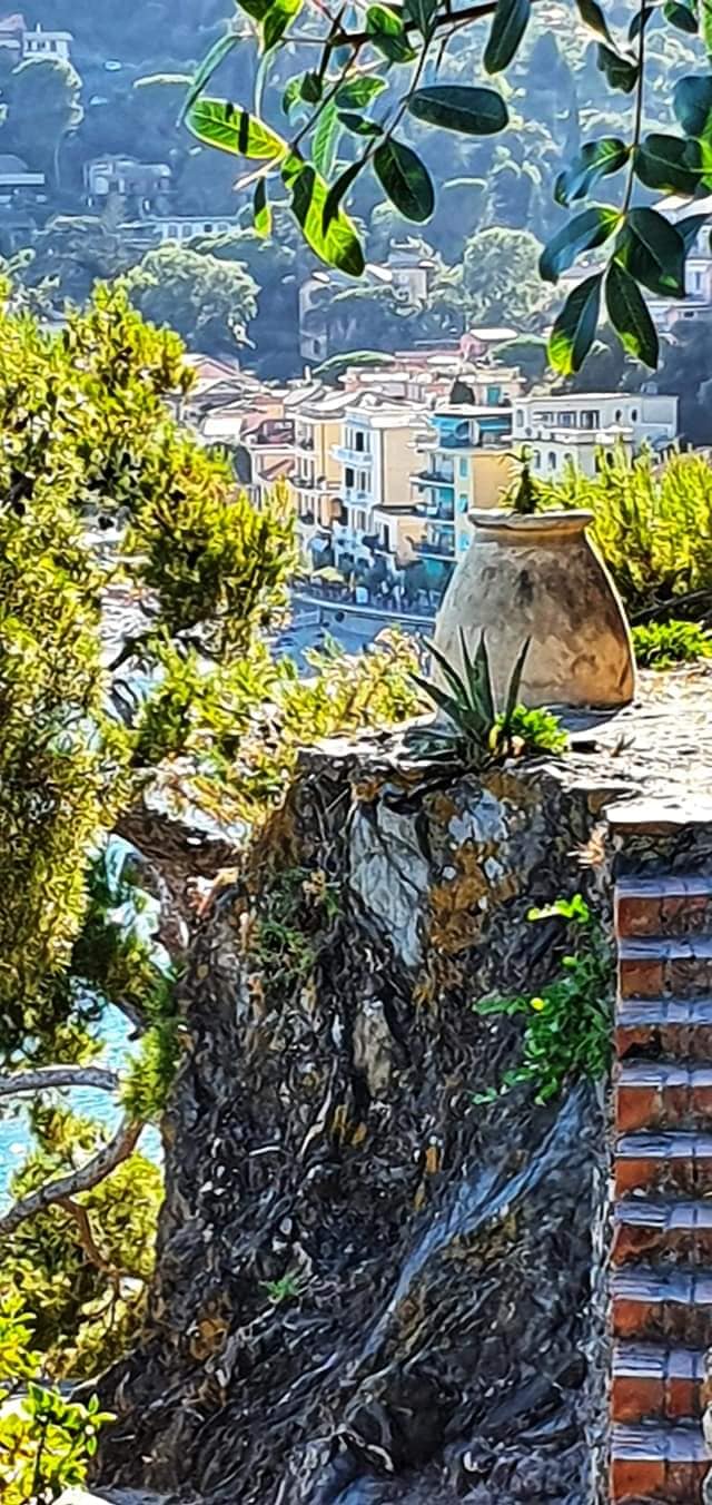 a view down into monterosso