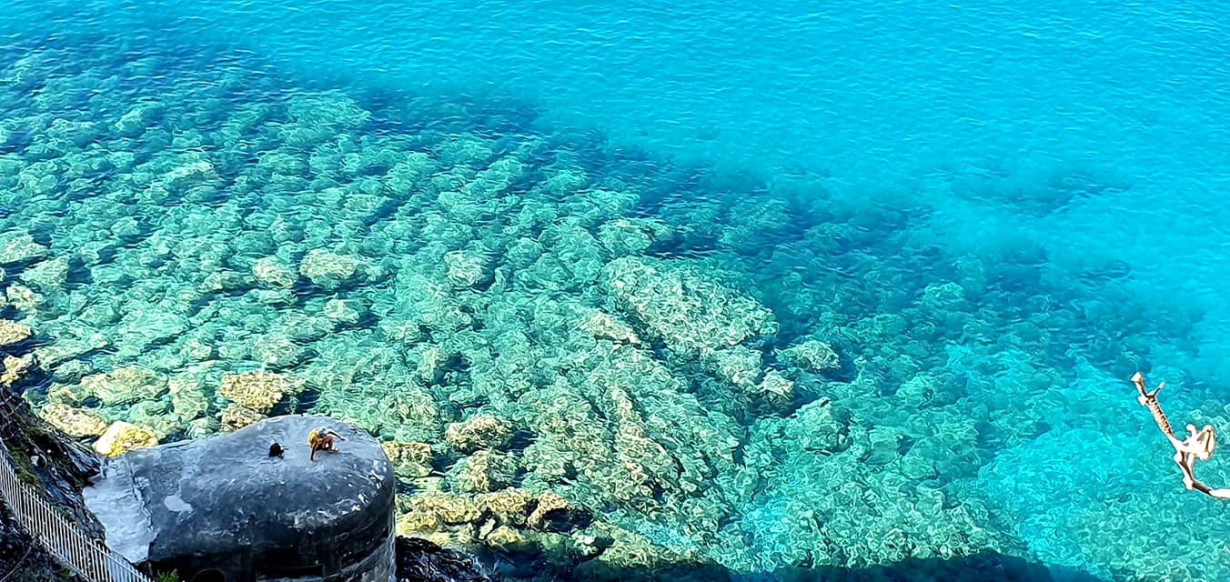 crystal clear water