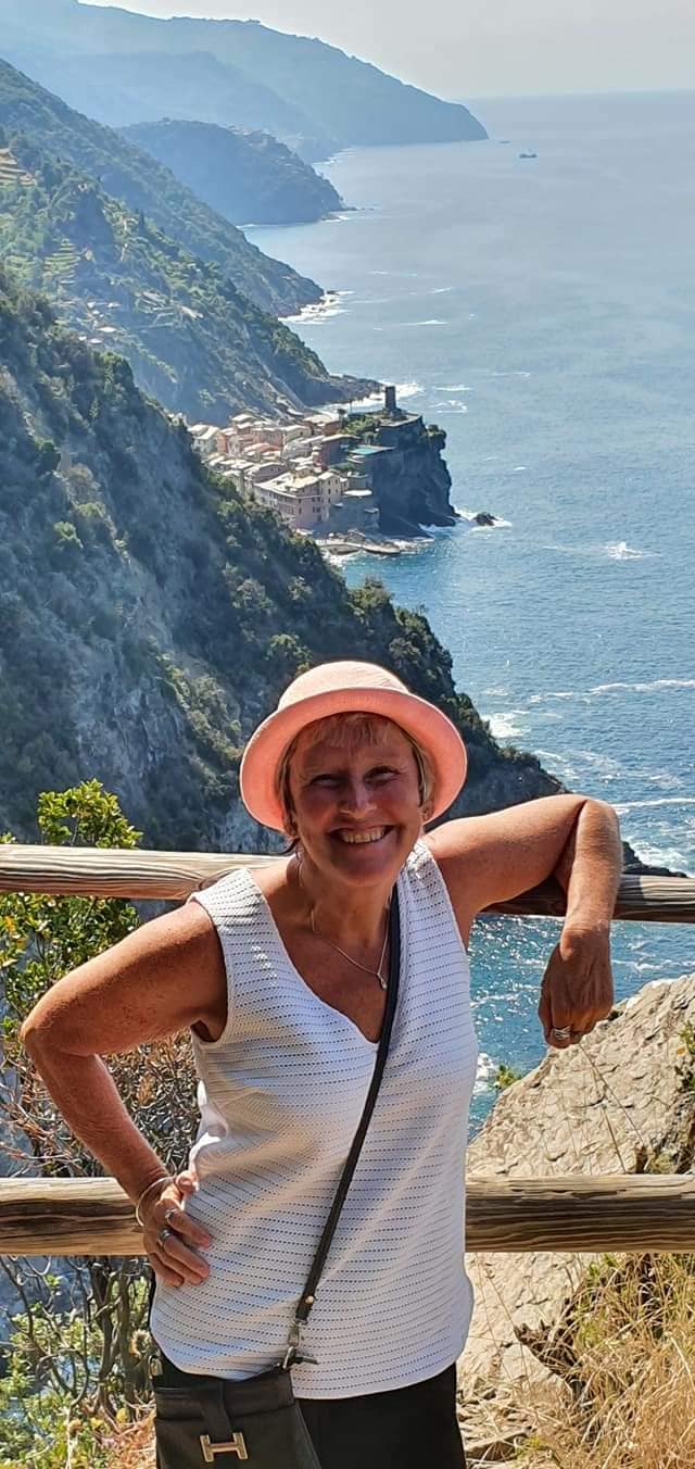 looking down on Vernazza