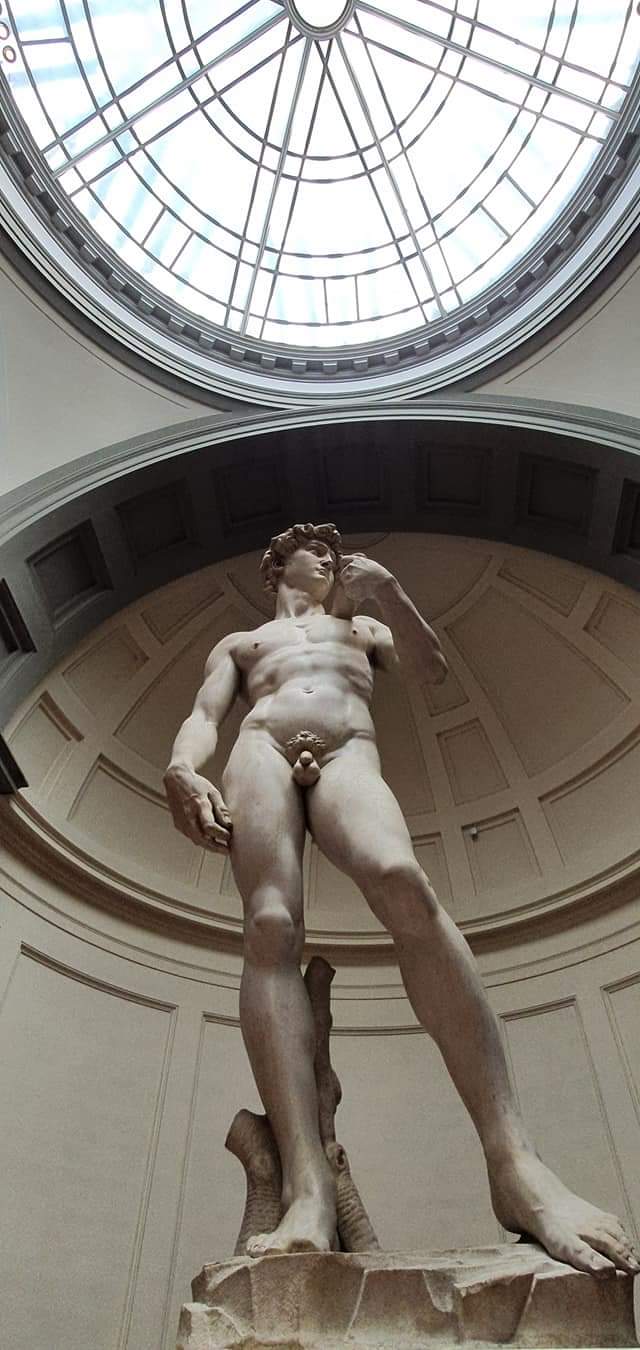 statue of david - low view