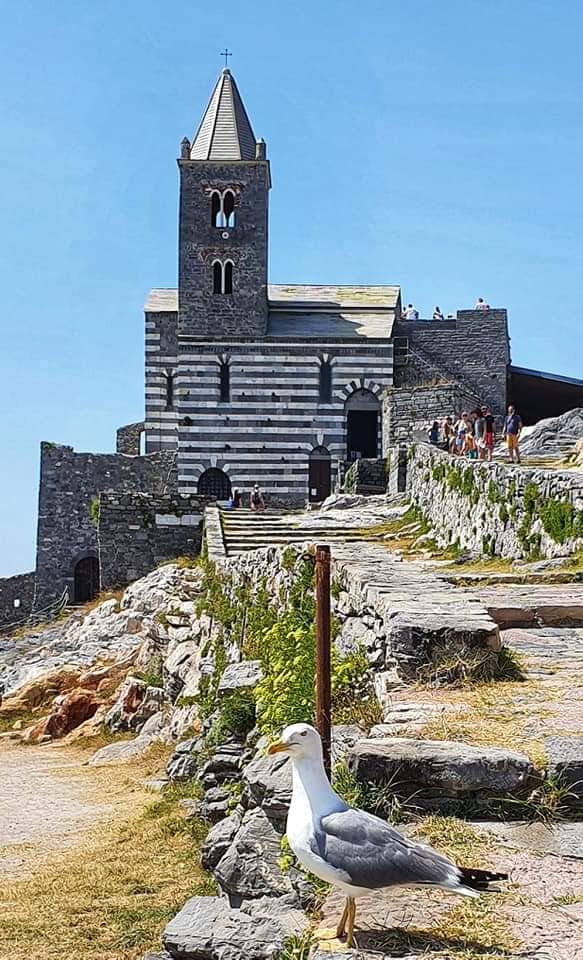 the path to portovenere church