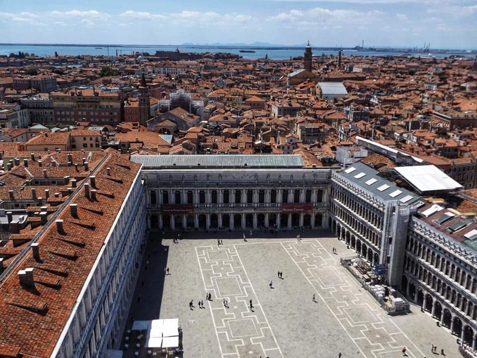 st marks square seen from the bell tower