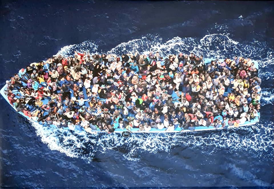 boat full of refugees