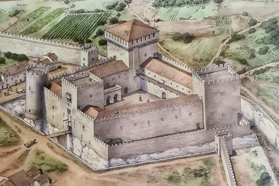 drawing of lecce castle