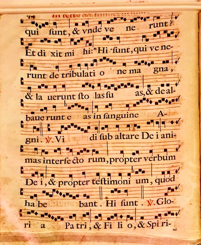 old musical manuscript