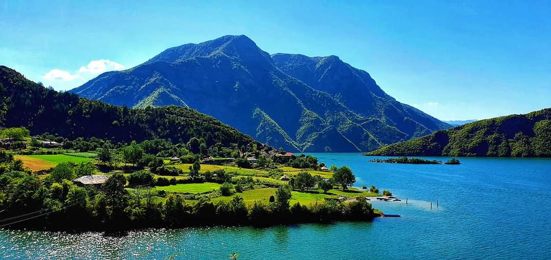 view from berisha island