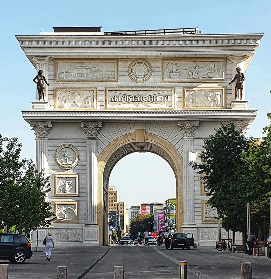 arch in skopje