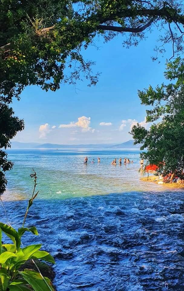 beach at st naum