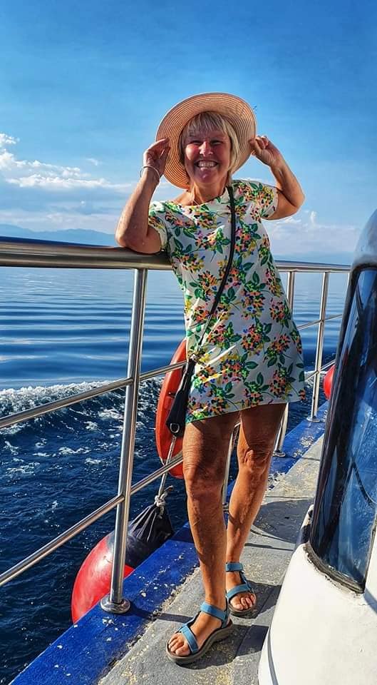 fashion shoot on boat