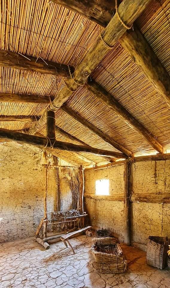 inside bronze age house