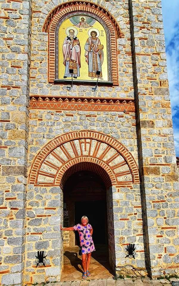 me at church tower