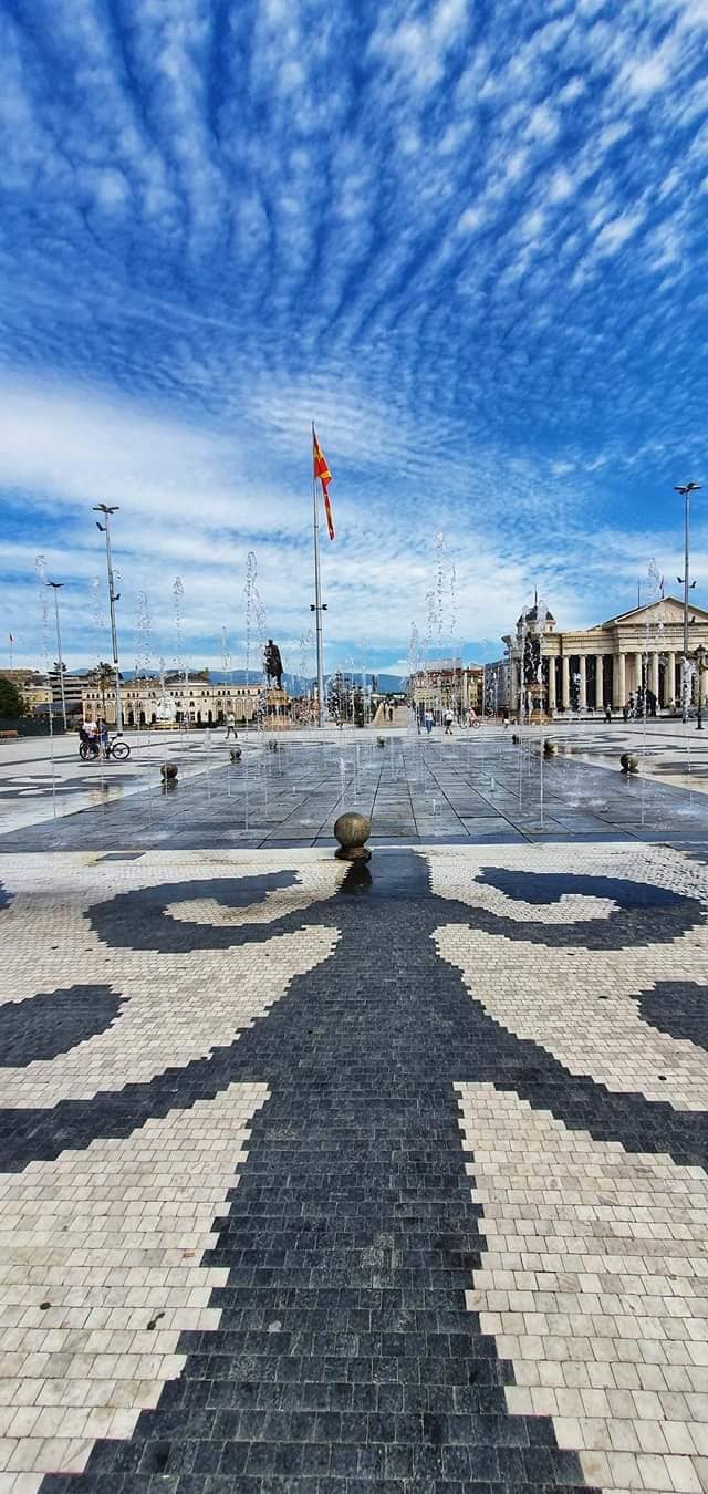 skopje main square