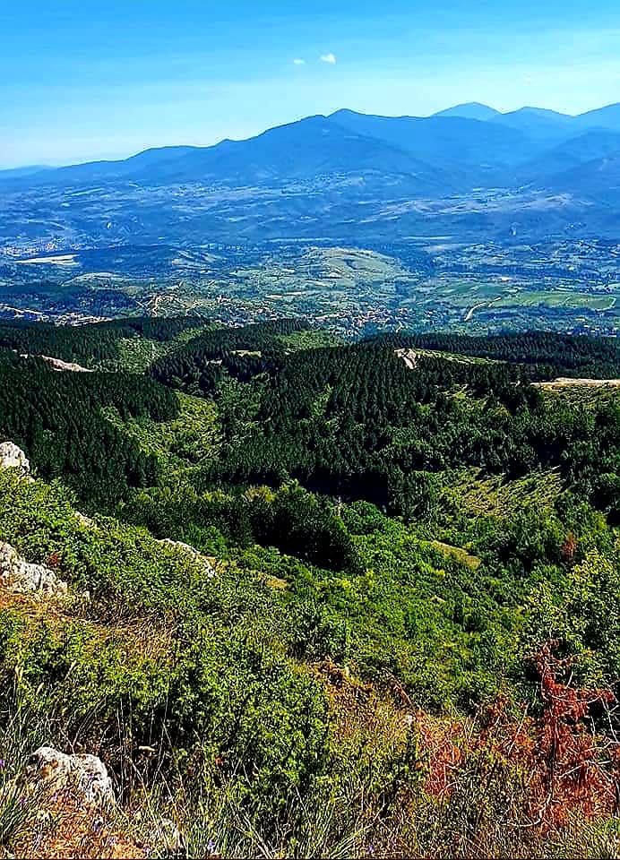 view from mount vodno