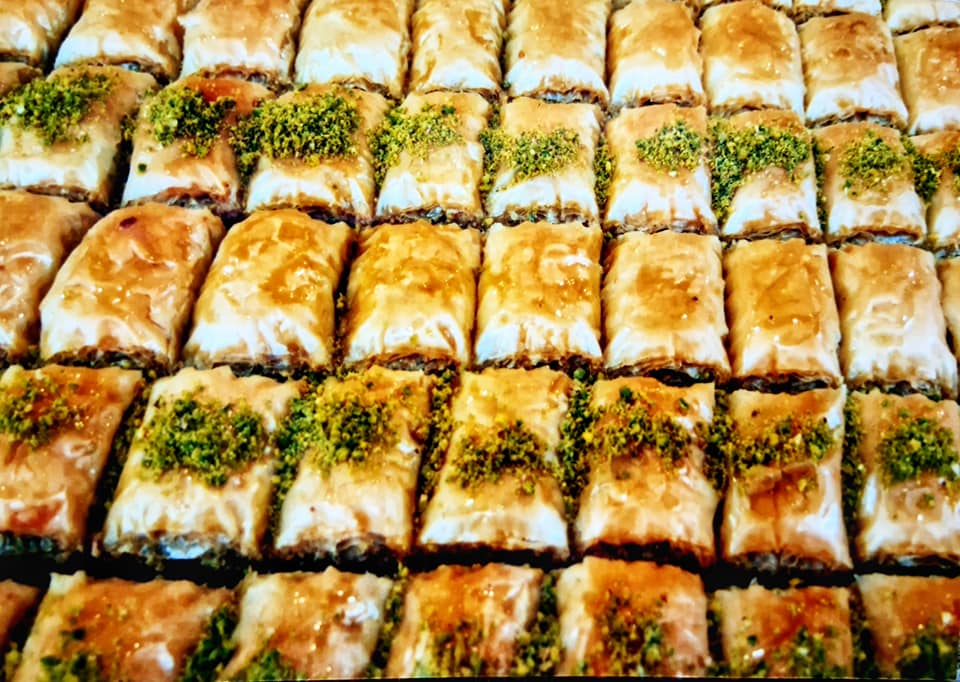 baclava at the spice market istanbul