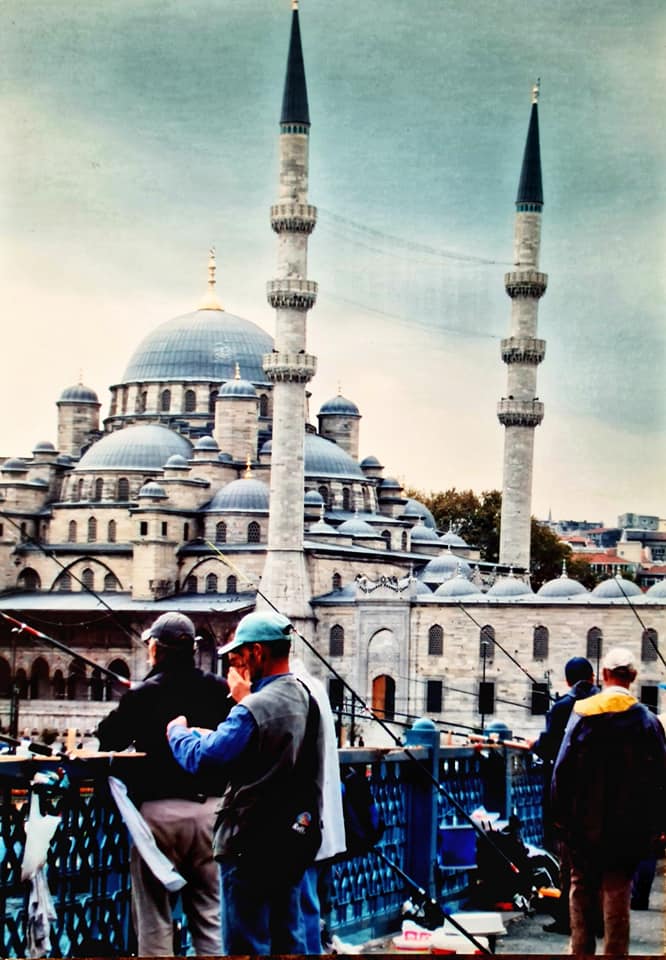 fishermen bosphorus istanbul