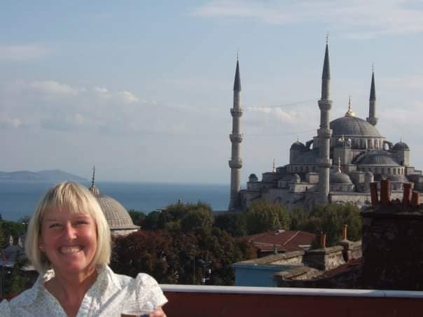 me in front of blue mosque