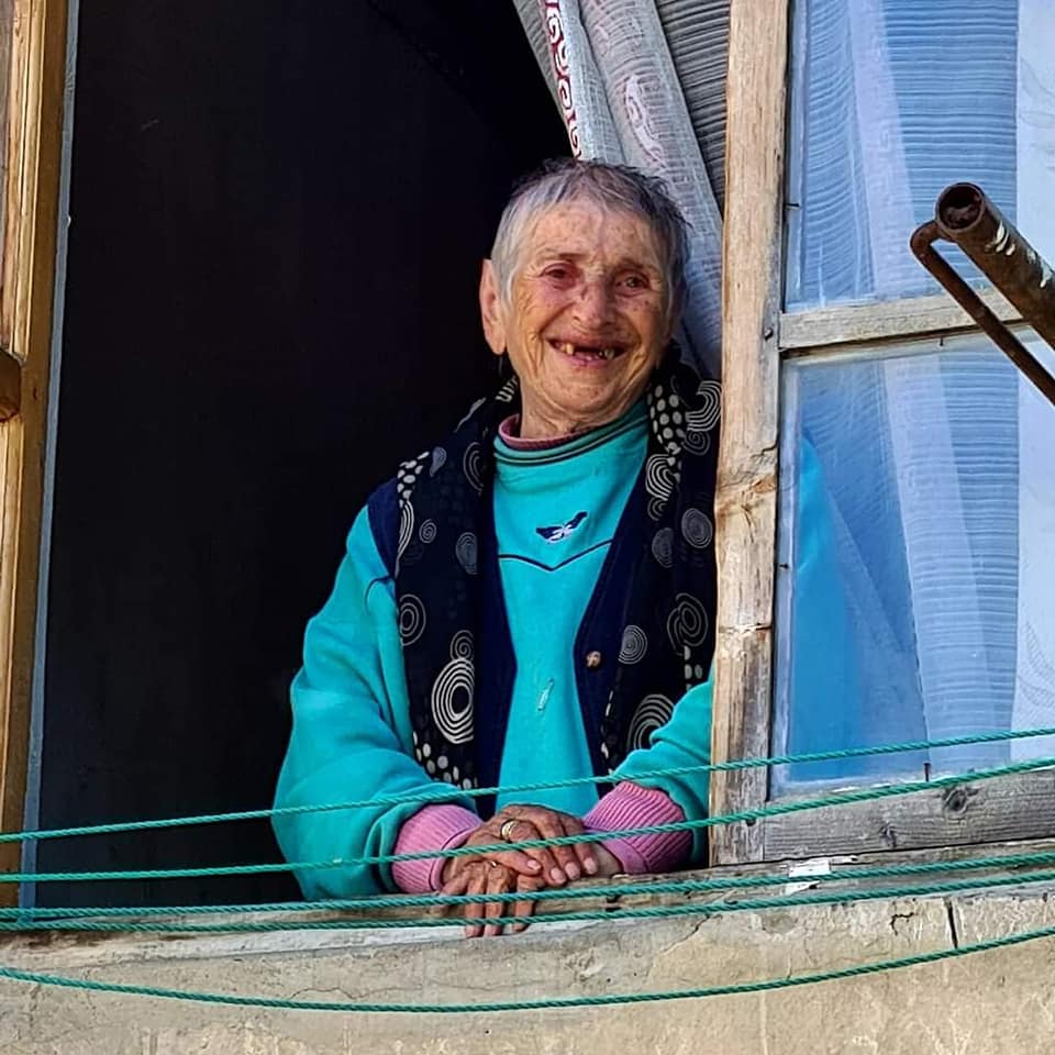 a friendly local in Mestia, Svaneti