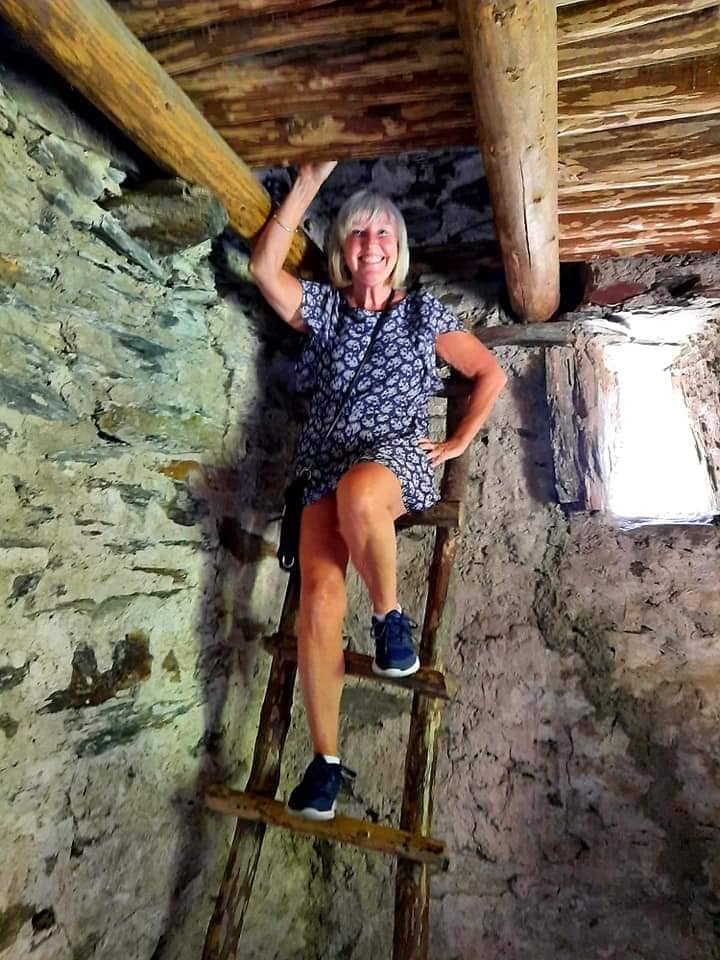Me inside the tower of love Svaneti