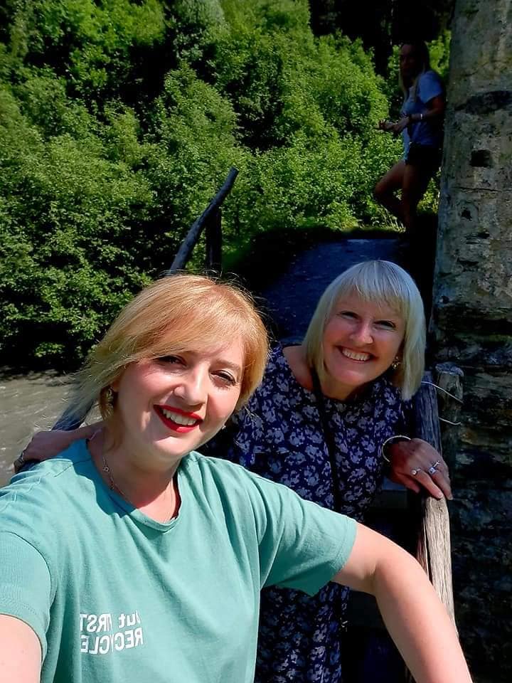 me and Sophie in Ushguli, Svaneti
