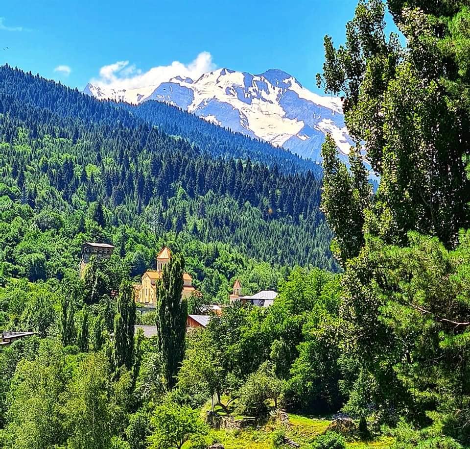 beautiful scenery in Mestia Svaneti