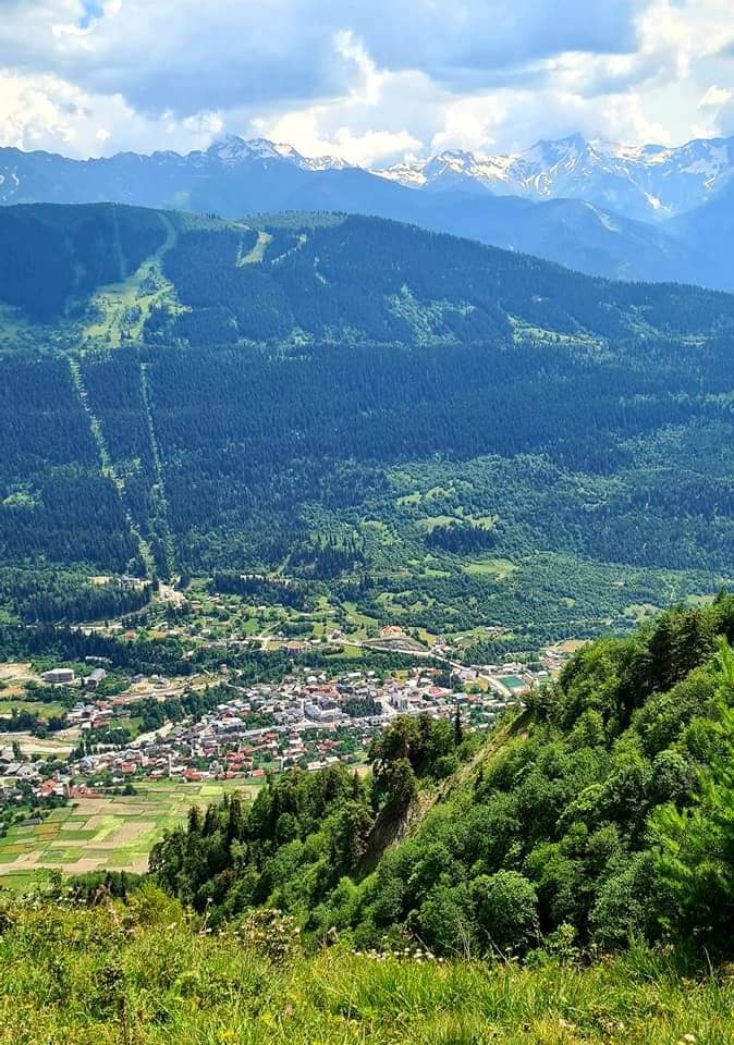 view into Mestia, Svaneti