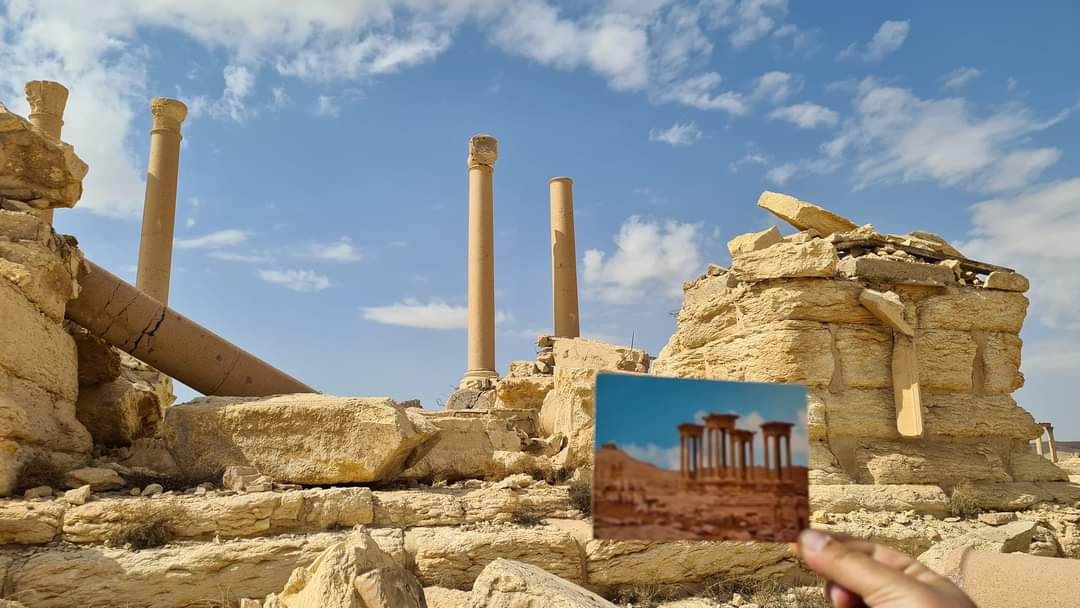 Palmyra before and after Isis
