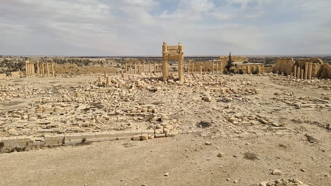 The destruction of Palmyra, Syria