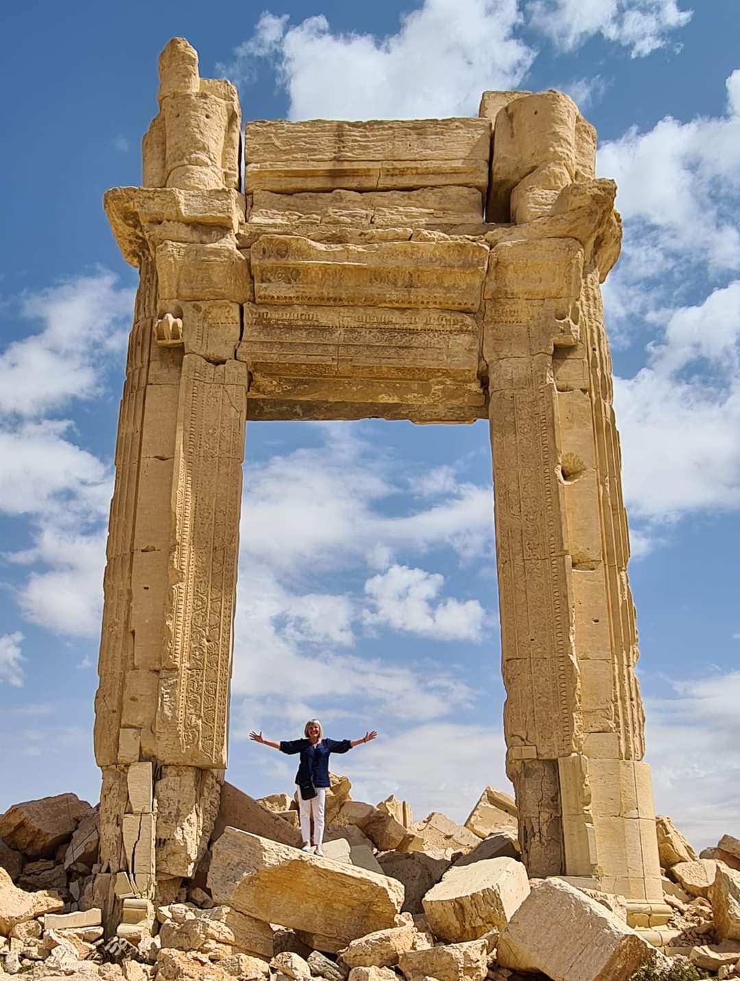 Entrance gate of Palmyra, Syria