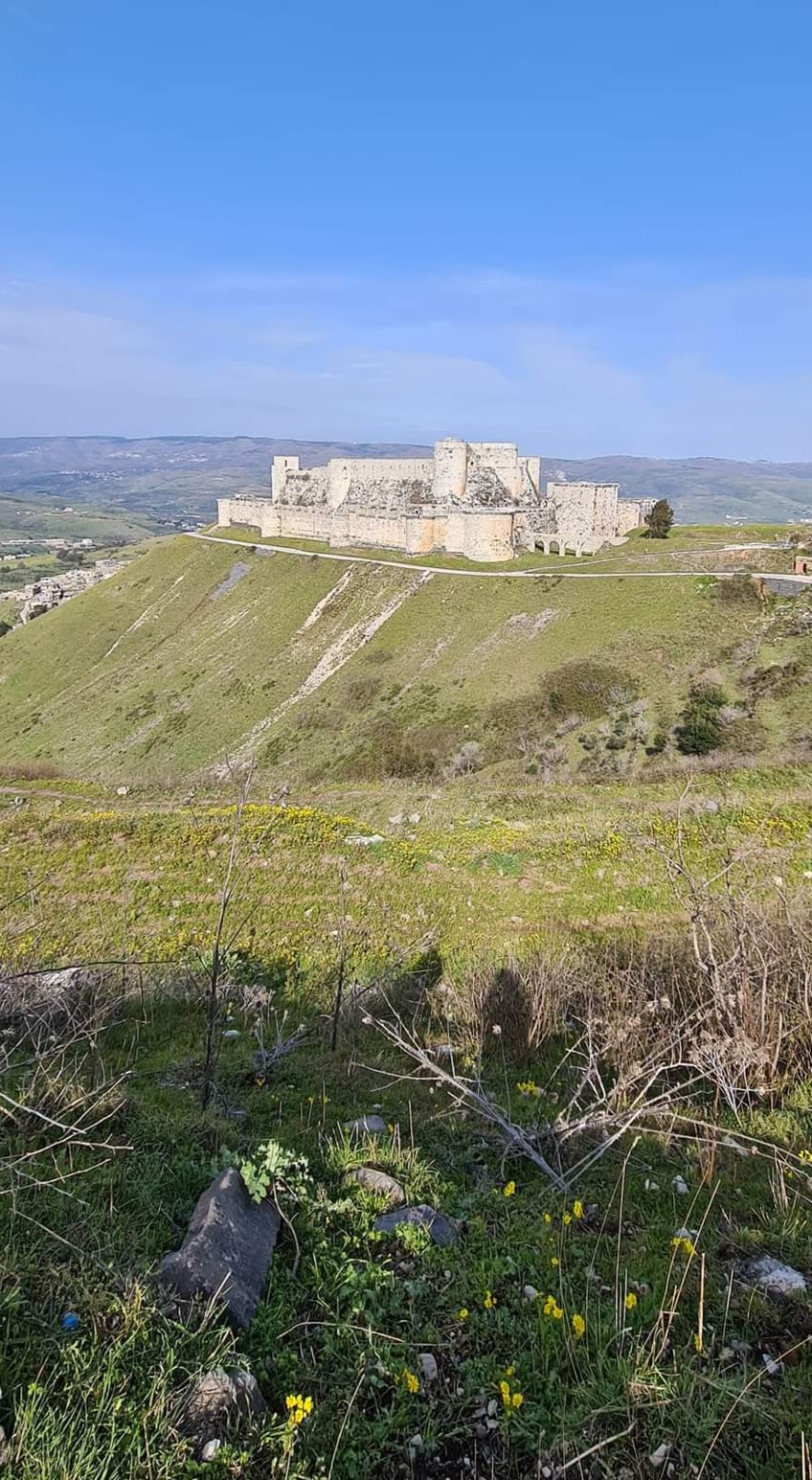 The castle on the hill Krak-des-Chevaliers