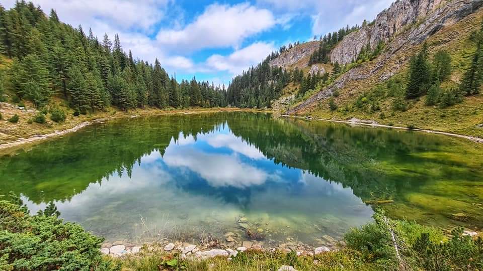Reflections on Lake Leqinat, Kosovo