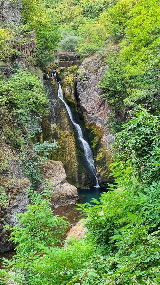 The White Drin waterfall Kosovo