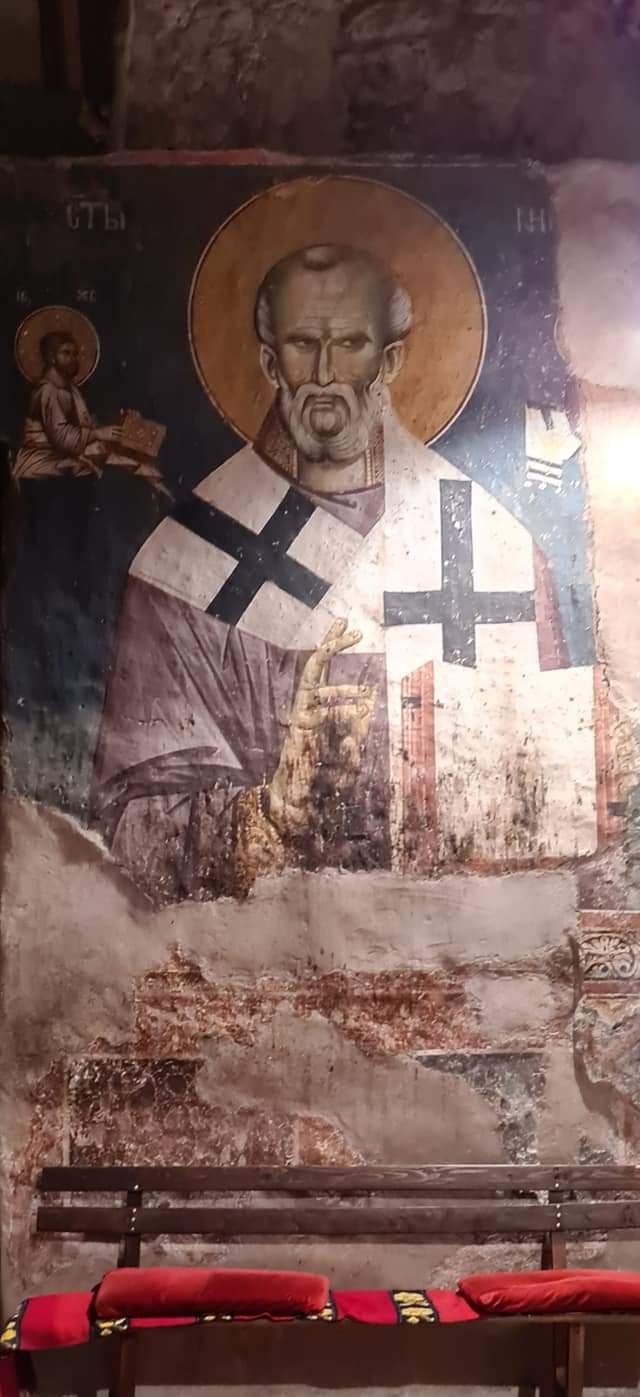 A fresco in the monastery at Peja