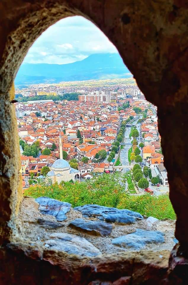 Panoramic Prizren from the fortress